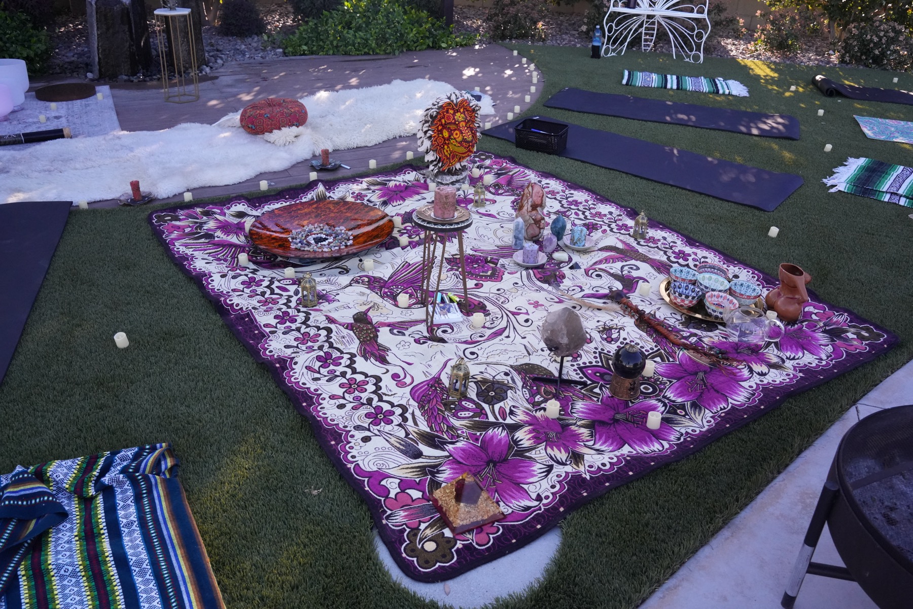 Candle Divination Launch Event sacred space
