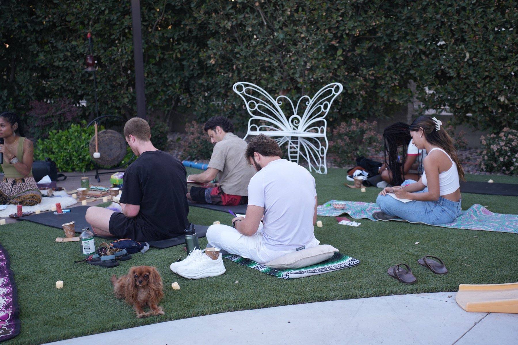 Candle Divination Launch Event healing space
