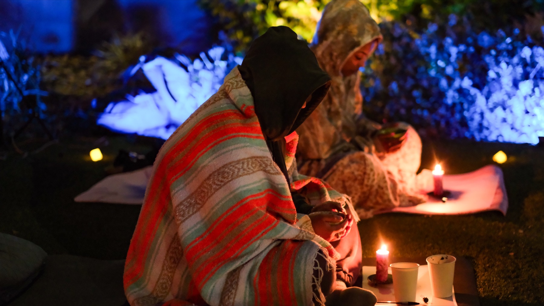 Candle Divination Sound Journey sacred space