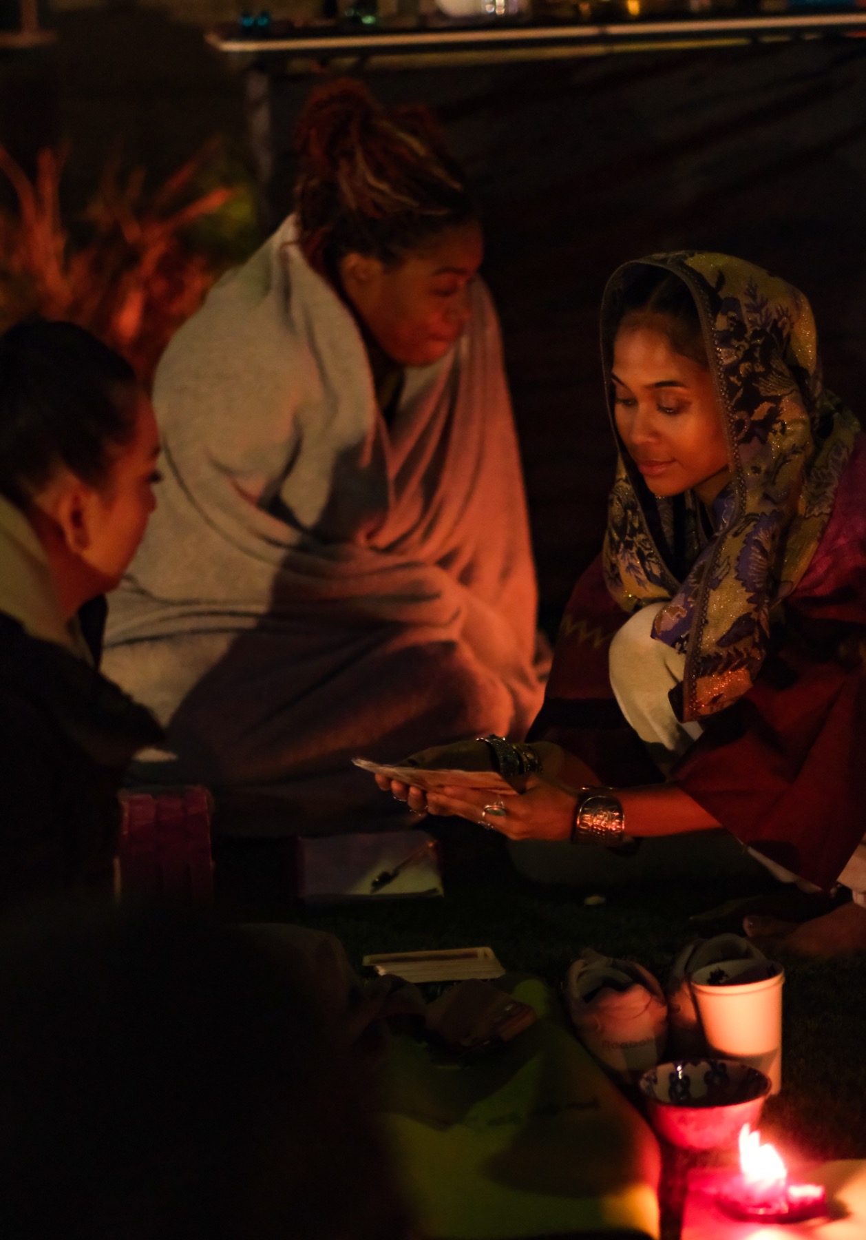 Candle Divination Sound Journey healing space